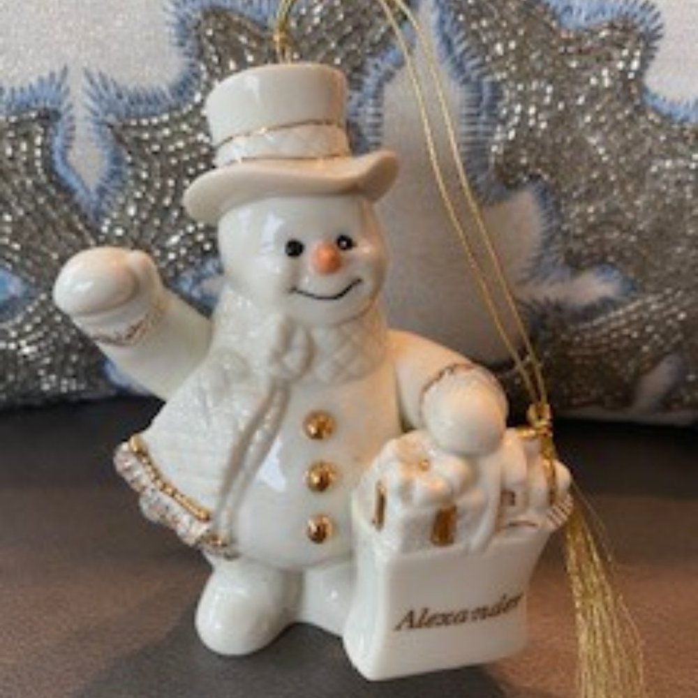 "Alexander" Lenox Christmas Ornaments (set of 8)